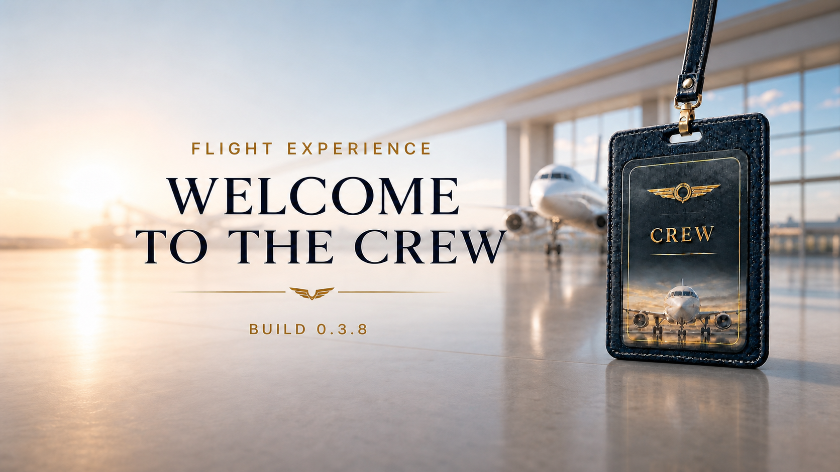 Welcome to the Crew — Airbus A320 Flight Experience, light mode