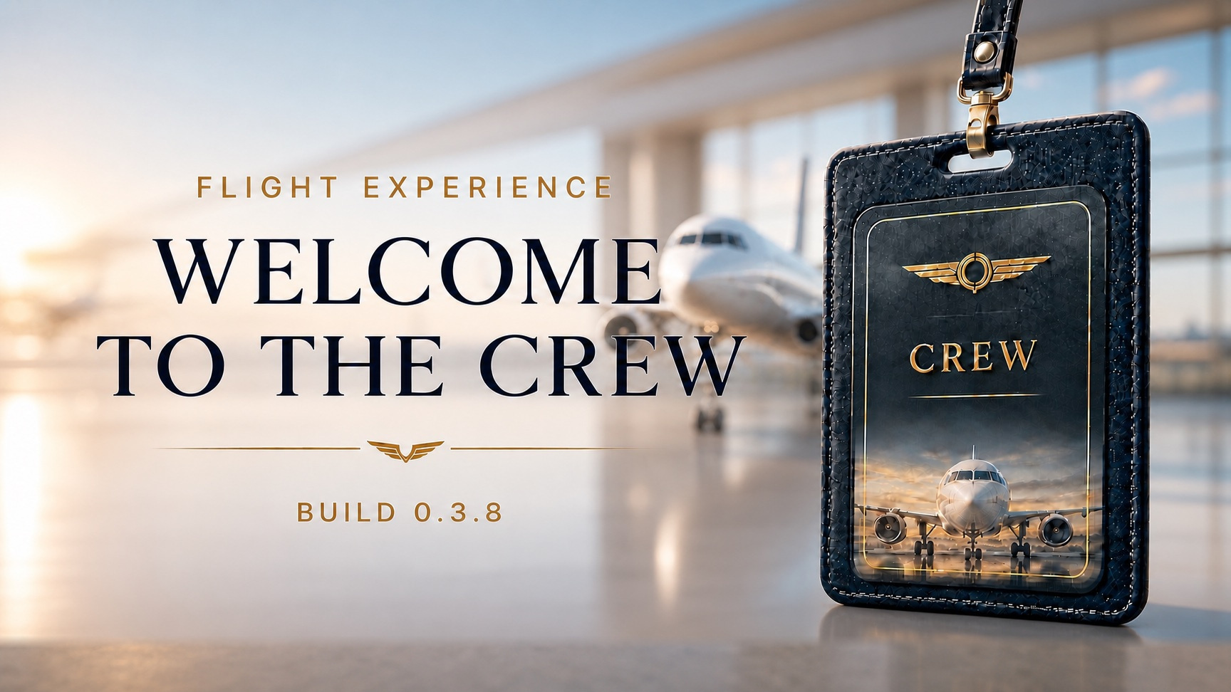 Welcome to the Crew — Airbus A320 Flight Experience, light mode