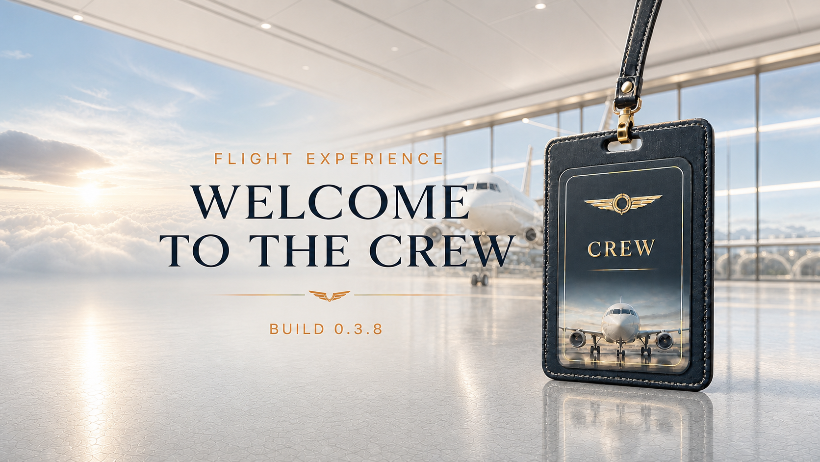 Welcome to the Crew — Airbus A320 Flight Experience, light mode