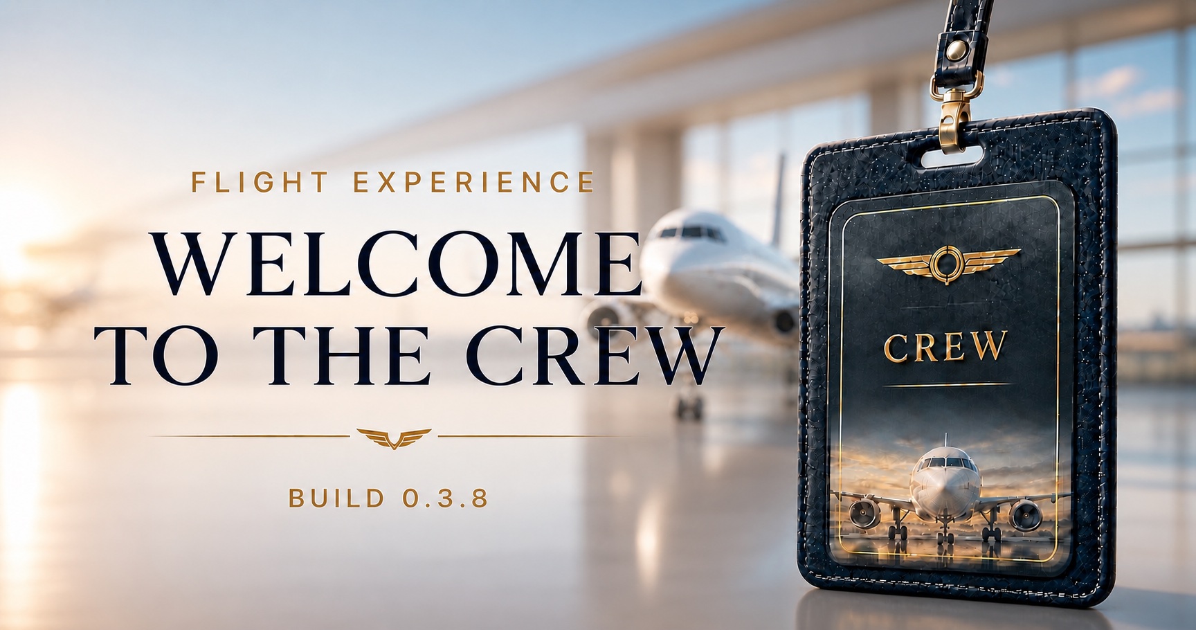 Welcome to the Crew — Airbus A320 Flight Experience, light mode